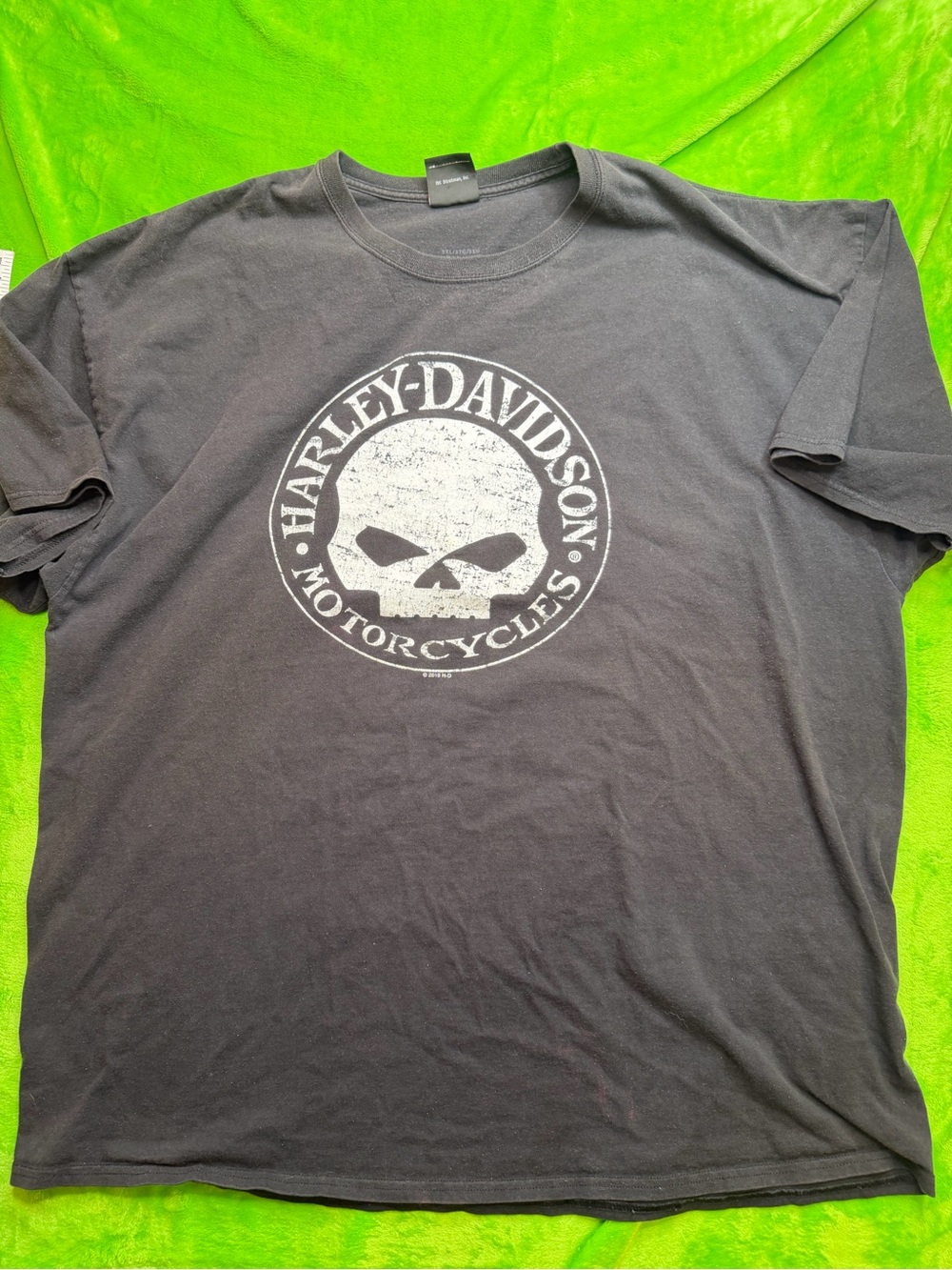 Harley-Davidson Cajun Lafayette LA Willie G Skull Tee Sz 3XL